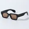 Gafas de Sol Cuadradas Transfronterizas, Gafas de Sol de Moda Tendencia para Transmisiones en Vivo de Tiktok Personalizadas, Gafas para Conducir al por Mayor y Dropshipping