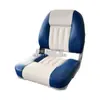 Asiento plegable para yate asiento de pesca con señuelo cojín triangular aleación de aluminio fibra de vidrio uso en barco no