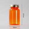 PET200ML frasco de remédio frasco de cápsula de plástico frasco de pó tampa de coroa portátil engrossado frasco de cuidados de saúde sub-embalagem frasco de amostra