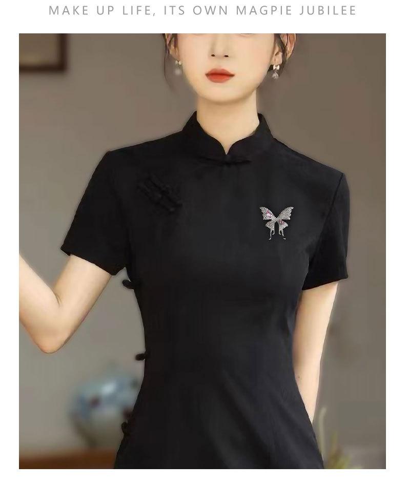 时尚轻奢风漫舞蝴蝶胸针甜美可爱昆虫胸花小众新品个性