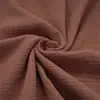 Tela de Crepé Teñido de Doble Capa de Algodón Personalizada por el Fabricante Lisa de Doble Capa Ropa para el Hogar Ropa de Confinamiento Pijamas Crepé de Gasa
