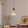 [Transfronterizo] Lámpara de Falda Abombada con Falda de Cristal, Barra de Protección Ocular para Mesita de Noche con Forma de Ola, Lámpara Colgante de Barra, Lámpara de Dormitorio, Lámpara de Comedor Estilo Francés Vintage para Niñas