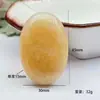 Piedra de palma de gema de cristal natural transfronteriza, esteatita, piedra ovalada de compresa caliente para masaje, piedra de masaje con aceite esencial para SPA al por mayor