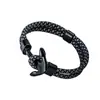 Corda de guarda-chuva camuflada personalizada transfronteiriça pulseira trançada pulseira de corda de mão para amantes de âncora de vela reflexiva holográfica atacado