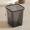 Lixeira Transparente de Luxo Leve para Banheiro Doméstico, Lixeira Grande para Cozinha e Sala de Estar, Sensação de Alto Padrão para Pousadas