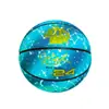 Bola de Basquete Refletiva Luminosa Legal Não. 7 para Adultos e Estudantes, Adequado para Uso Interno e Externo, Resistente ao Desgaste, Alta Elasticidade, Antiderrapante Esportivo Basquete