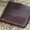 Comércio Exterior Mais Vendido Carteira de Couro Crazy Horse Curta Retro Multi-Compartimentos para Cartões Carteira Masculina Couro Genuíno Jovens Homens e Mulheres Carteira Curta