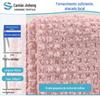 Pequena bolha creme xadrez estéreo jacquard xadrez fio tingido tecido texturizado suéter de malha casual para mulheres tecido