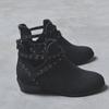 Juhiti 2019 Exportación Zapatos de Mujer Venta al por Mayor Primavera Amazon Wish Nuevo Remache Retro Zapatos de Mujer
