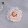 Tela de lana con borde rizado rosa multicolor cabeza de flor de rosa flor de boda especial pared de flores de primavera simulación de cascada de rosas flor