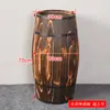 Caixa de Armazenamento de Adereços Estilo Floresta para Casamento Decoração de Caminho para Casamento no Gramado Vitrine Arranjo para Área de Boas-Vindas Balde de Madeira Tela Ornamento