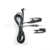 Cabo de Clipe de Orelha Condutivo de Silicone Áudio de 2.5 Polos para Microcorrente, Adequado para Agulhas de Eletrodo 2.0, Acessórios para Instrumentos de Sono