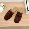 Novedad Otoño/Invierno 2026 Moda Versátil para Mujer, Pantuflas Cálidas de Felpa con Forro Polar, sin Cordones, para Uso Diario