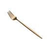Cuchillo y Tenedor de Acero Inoxidable 304 Cuchara Profundizada Cubiertos Occidentales Cuchillo para Carne Tenedor Cuchara Mate Grueso Mango Redondo Portugués