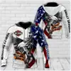 Moletom com Capuz Estampado Digital Casual Masculino Novo Transfronteiriço Manga Longa Solto Macacão de Corrida Tendência Masculina