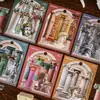 Pegatinas de Historia Retro Serie de Columnas Romanas Material de Base Vintage para Collage Pegatinas de Collage 6 Tipos