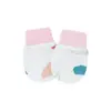Guantes Pequeños Anti-arañazos para la Cara de Bebé Guantes Pequeños para Recién Nacido Guantes para Bebé Anti-mordeduras Cubre Pies de Algodón Anti-caídas Suministros Maternales e Infantiles