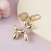 Novo Estilo Ins Pingente Bola de Amor Chaveiro de Cachorro Chaveiro de Casal Pingente para Bolsa DIY Joias Doces e Descoladas