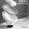 Hogar Baño Ventosa Lujo Accesible Jabonera Drenaje Hogar Ventosa Jabonera Almacenamiento Baño Jabonera