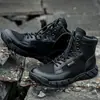 Zapatos para Hombre Transfronterizos, Botas Tácticas para Senderismo al Aire Libre y Montañismo, Zapatos de Entrenamiento, Botas Militares, Botas del Desierto para Hombre, Fabricante de Botas de Combate para Mujer de Jungla
