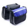 Bolsa Delantera para Cuadro de Bicicleta, Bolsa para Sillín de Ciclismo, Bolsa para Tubo Superior de Bicicleta de Montaña, Bolsa Doble Lateral Tres en Uno, Accesorios para Equipo