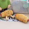 Jelycat Estilo Ajo Verdura Peluche Pan Colgante Llavero Muñeca Linda