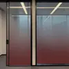 Película Electrostática para Vidrio de Color Degradado Mate UV de Gama Alta Anti-Mirada Partición de Oficina Bloqueadora de Luz Pegatina Antiestática
