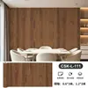 Pegatinas Engrosadas con Grano de Madera, Pegatinas de Pared Autoadhesivas, Pared de Fondo de TV Impermeable y a Prueba de Humedad, Papel Tapiz de Alta Gama, Paneles de Pared de Imitación de Madera Maciza