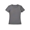 8701-26 Camiseta Pulôver Manga Curta com Toque Nude Básico, Estilo Coreano de Verão Slim Fit, Gola Redonda Pequena, Limpeza Facial