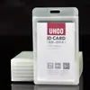 Youhe 6613 cor de doce fosco à prova d'água porta-cartões porta-crachá de trabalho translúcido com cordão porta-cartões 6614