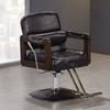 Silla de peluquería con reposabrazos de madera maciza, silla de barbería, silla reclinable elevadora para cortar el pelo, venta al por mayor 3022
