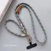 Cordão Longo Diagonal Duas em Uma para Celular Transfronteiriço Destacável de Pulso Outdoor Anti-Perda Fivela de Metal Juntura de Corda de Segurança