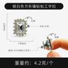 Zuecos de Oso de Dibujos Animados de Metal Accesorios Universales Charms de Zapato Tridimensionales Compatibles con Decoración Cruzada Clips Desmontables para Zapatos