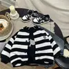 Chaqueta de Primavera y Otoño para Niños 2026 Oferta Especial Otoño Rayada Estilo Coreano Cárdigan Casual Atuendo de Otoño para Niños Ropa Exterior Elegante