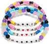 Venda Quente Transfronteiriça Rumi Zoeymira Caçador de Demônios Anime Letras Conjunto de Pulseiras Empilháveis Decoração Atacado