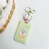 Sanrio parchia cachorro pudim Yugui cachorro estudante cartão de refeição cartão de ônibus conjunto polvo do metrô bolsa de cartão anti-perda pingente