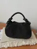 Bolsa Plissada de Design de Nicho Transfronteiriça Moda Nova Bolsa de Mão 2025 Bolsa Transversal Ombro Único Nova Bolsa de Mão Branca