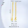 Puzuo Qiang Proteção de Cor Dourado Areia Acessórios DIY Coração Gota d'Água Estrela de Cinco Pontas Trevo de Quatro Folhas Corrente de Cauda Extensão de Corrente Versátil Simples Mulheres