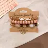 Pulseira de resina acrílica estilo boêmio, pulseira versátil nicho estilo étnico, joias femininas de moda vintage atacado