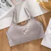 Tirantes Ajustables Wrap Push-up Pecho Antideslizante Espalda Bonita Sin Tirantes con Almohadilla en el Pecho Transpirable Sujetador Ropa Interior para Mujer Comercio Exterior