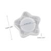 DIY cristal epóxi listrado estrela flor abóbora Car Candy House chaveiro de areia movediça pendente molde de silicone atacado