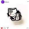 Clip de plástico acrílico para documentos, notas, exámenes, tipo Hello Kitty estilo Chanel, clip multifuncional de cola larga para estudiantes