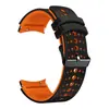 Correa de Silicona Transpirable de Doble Color para Samsung Galaxy watch7 65 44 47mm Pulsera de Reloj
