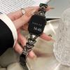 Para Apple Watch V Pulseira Pulseira de Metal Iwatch Estilo Chanel Pequeno Senso Avançado Pulseira de Relógio Simples Transfronteiriça