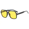 Óculos de Sol Estilo Europeu e Americano para Mulheres 2025 Novo High-End Visual Natural Ins Estilo de Rua Óculos de Sol Masculinos Moda Emagrecimento Facial