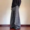 Pantalones Casuales de Pana con Forro Polar para Hombre, Nuevo Estilo Otoño, Pantalones Rectos Holgados, Pantalones Deportivos Holgados de Corte Recto para Jóvenes