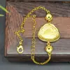 Pulsera Colgante Buda Maitreya de Jadeíta Birmana Natural Grado A Nuevo Estilo Chino Temperamento Diverso 9067