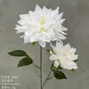 Flores Artificiais Brancas para Decoração de Casamento, Flores de Seda, Ornamentos de Flores Artificiais, Arte Floral Seca, Materiais de Rosa, Arranjo de Flores para Corredor, Arranjo de Parede e Chão