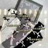 Calcetines de Punto para Pantorrilla Estilo Otoño e Invierno Calentadores de Piernas Estilo Ballet con Lazo Blanco Calentadores de Piernas Sueltos Blancos Calentadores de Piernas Sueltos Versátiles