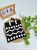 Bolsa Tote Grande, Bolso de Hombro, Bolso Cruzado, Bolsa Tejida, Estilo Coreano Casual, de Moda, Fresco y Lindo, para Teléfono Móvil